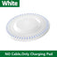 100W Fast Wireless Charger Pad For iPhone 15 14 13 12 X Pro Max 8 Samsung Galaxy S23 Xiaomi Wireless Charging Station Chargers