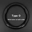Universal Car Steering Wheel Cover Carbon Fiber Leather Three-dimensional Anti Slip, Timple And Fashionable Car Accessories