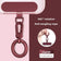 Metal Phone Lanyard Gasket Patch Rotatable Metal Buckle Hanging Steel Clip Card Cord Tab Mobile Phone Accessories