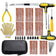 Car Motorcycle Tire Repair Kit Puncture Plug Tools Tyre Puncture Emergency for Tire Strips Stirring Glue Repair Tool Kit