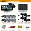 8 Parktronic Parking Sensors Kit Reversing Front and Rear Car Backup Radar Detector Backing Assistance Sound Aler AID