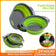 Silicone Folding Drain Basket Fruit Vegetable Washing Basket Foldable Strainer Colander Collapsible Drainer Kitchen Storage Tool