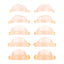5Pairs Eyelash Perm Pads Silicone Lash Lifting Rods Shell-shape 3D Eyelash Extension Curler Lash Perm Shield Makeup Accessorie