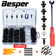 130PCS Bumper Retainer Clips with Fastener Remover Car Plastic Rivets Push Kit -Door Trim Panel