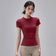 Women's Outdoor Sports Shirt Yoga Wear Fitness T-Shirt Quick Dry Running T-Shirt Workout Top Female Sportswear Exercise Clothing