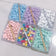 100pcs Gradient Sponge Brush for Nail Art, Gel Polish Brush, Glitter Powder, Manicure Accessory