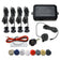 Risingon 12V 22mm Car Parking Sensor Kit Universal 4 Sensors Buzzer Reverse Backup Radar Sound Alert Indicator Probe System