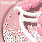 1Pcs Trigger Point Massage Foam Roller Stick for Arms, Tennis Elbow Muscle Roller,Hard Spiky Massage Ball and 20 Wheel Cellulite