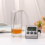 Tp700 Digital Remote Wireless Food Kitchen Oven Thermometer Probe for BBQ Grill Oven Meat Timer Temperature Manually Set