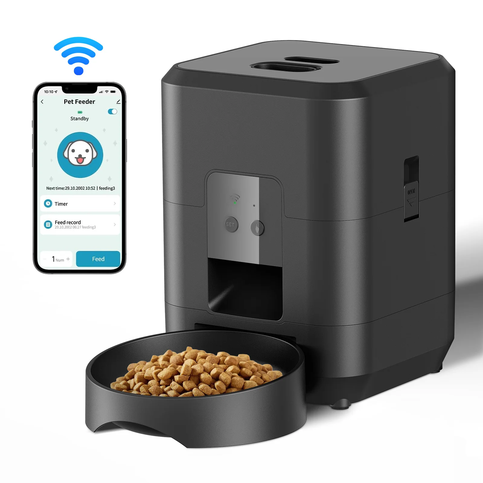 Smart Automatic Pet Feeder with Camera Secondary image