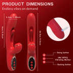 Tapping Flapping Vibrator for Women Clitoris Clit Sucker Stimulator Powerful Sex Toy Woman Female Rabbit Sucking Vibrators