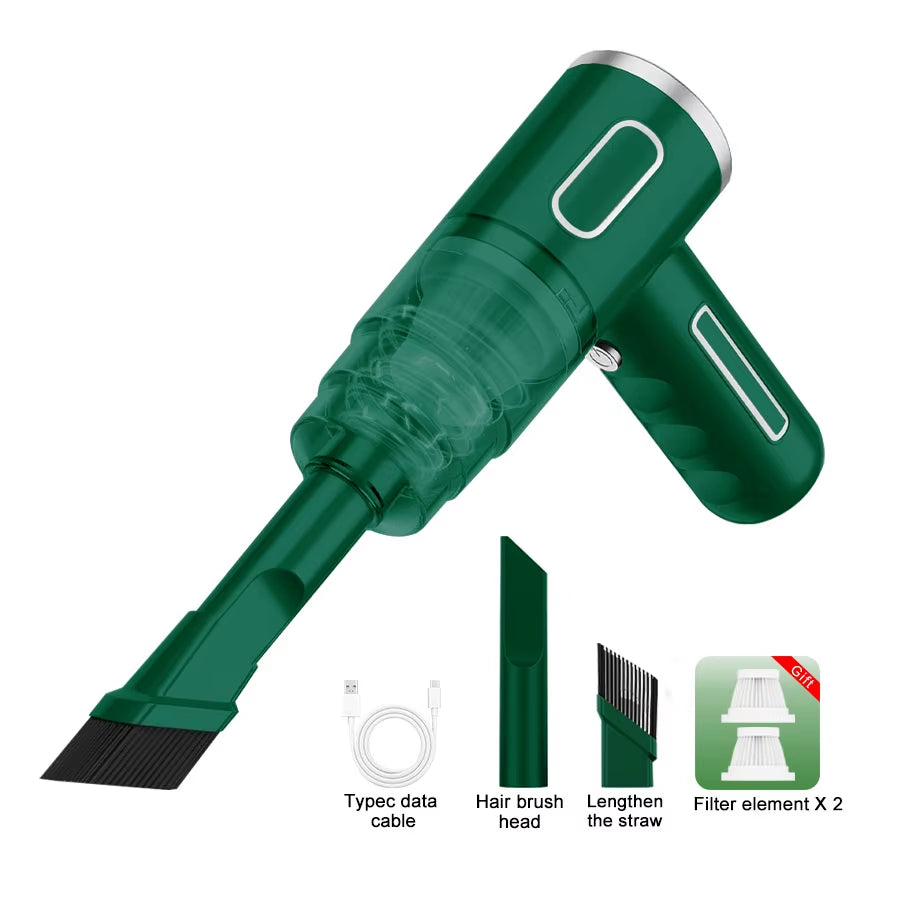 ABS Car Vacuum Cleaner Portable Powerful Wireless Vacuum Cleaner Home Carpet Cleaner Home Appliance Mini Cleaning Machine