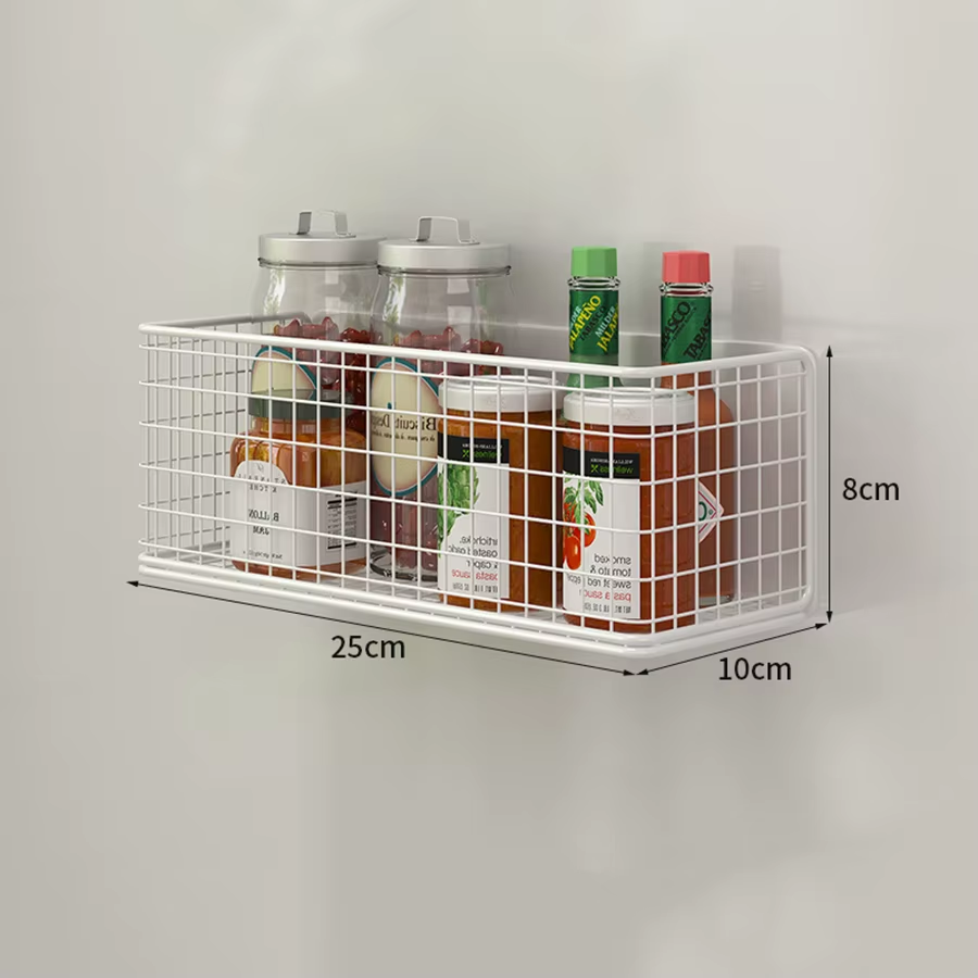 1Pc Strong Magnetic Spice Rack-No-Drill,Space-Saving Kitchen Organizer for Refrigerator & Microwaves with Super Magnetic Suction Main image