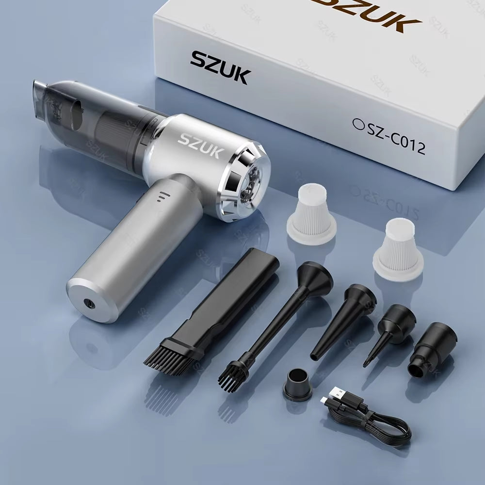 180000PA Mini Car Vacuum Cleaner Portable Powerful Cleaning Machine Handheld for Home Appliance Car Wireless Vacuum Cleaner