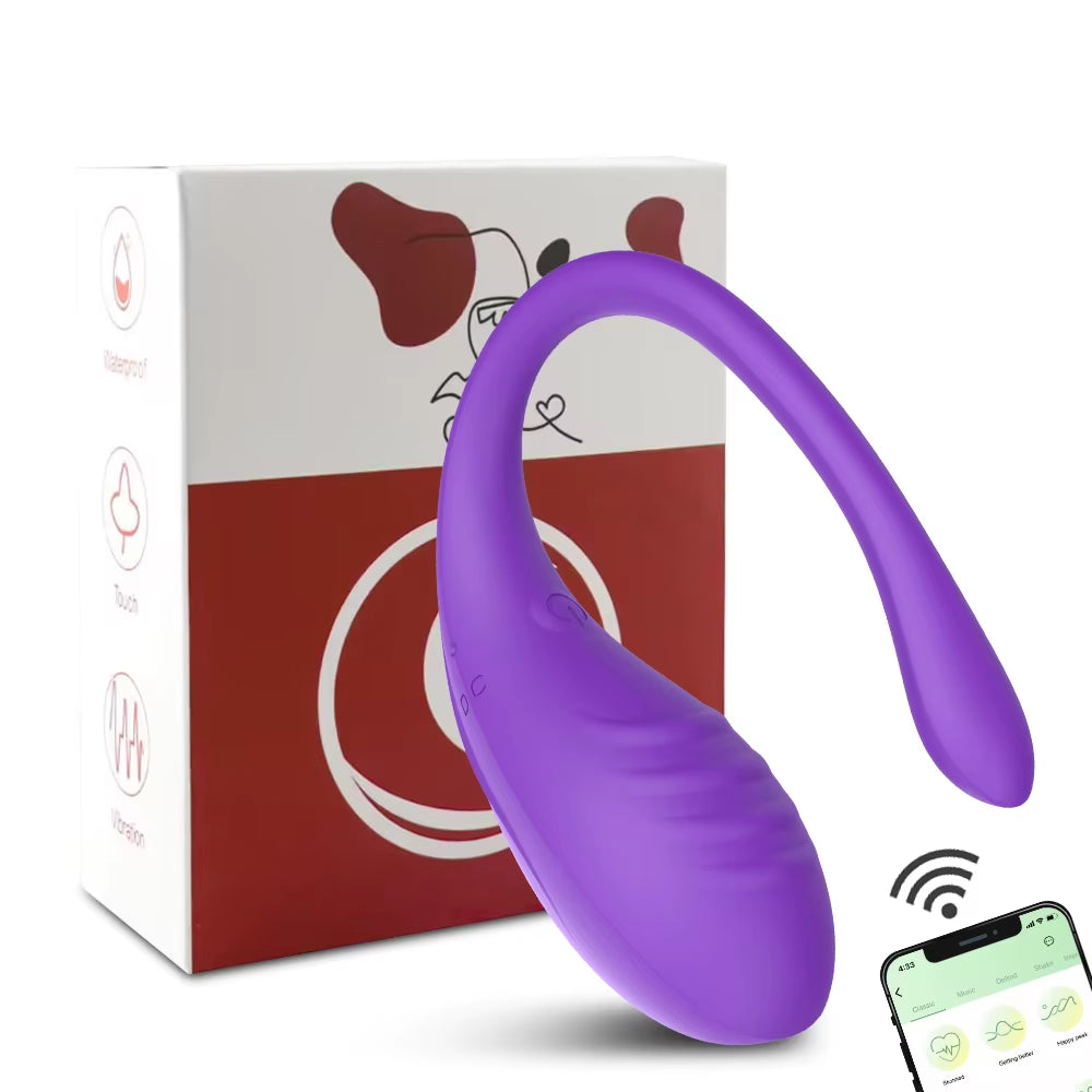 APP Controlled Vaginal Vibrators G Spot 9 Speed Anal Vibrating Egg Massager Wearable Stimulator Adult Sex Toys for Women Couples