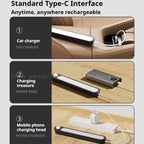 Trunk Car Sensor Light for Floor Trunk Hood USB Rechargeable Automatic Induction Light Bar Magnetic Maual Sensing Mode Lamp