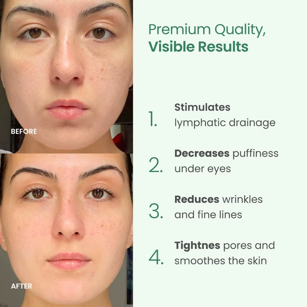 Jade Roller Gua Sha Set Real Facial Secondary image