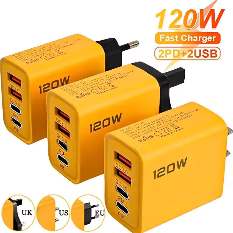 4 Ports USB C Pd Charger Quick Charge Secondary image