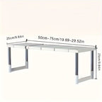 Adjustable under Sink Storage Rack,Expandable Kitchen & Bathroom Cabinet Organizer, Durable Space-Saving Multi-Layer Pot Holder