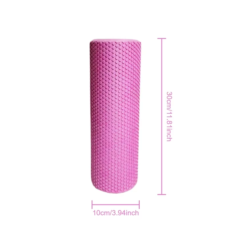 Hexagonal Yoga Roller: round EVA Foam Cylinder for Pilates & Enhanced Home Workouts (Diameter 9.5Cm, Length 29.7Cm) Main image