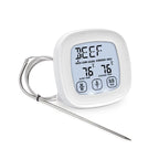 Tp700 Digital Remote Wireless Food Kitchen Oven Thermometer Probe for BBQ Grill Oven Meat Timer Temperature Manually Set