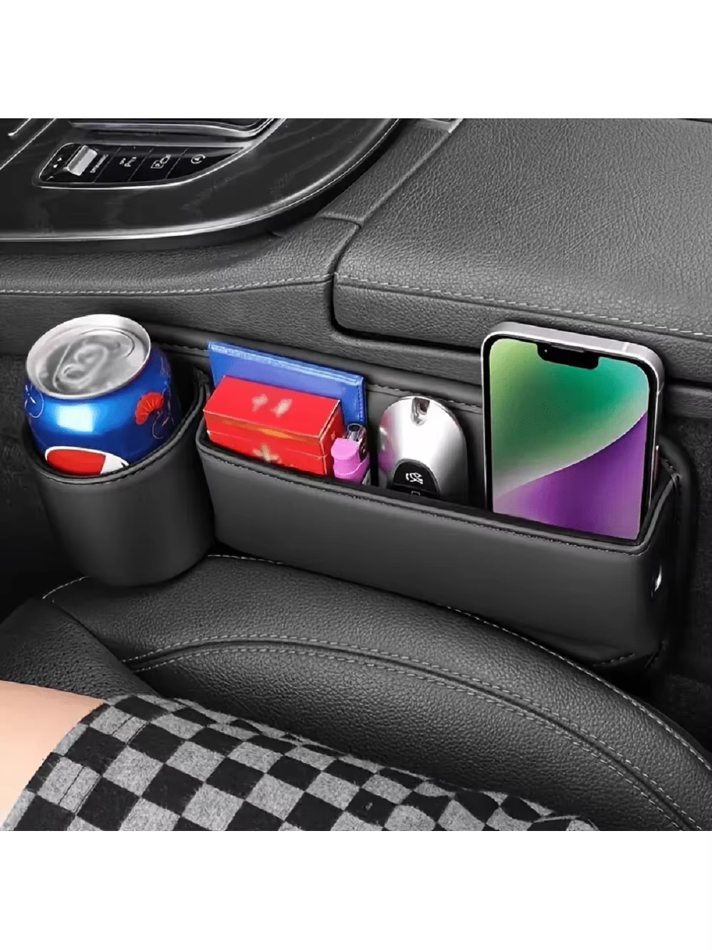 Car Seat Gap Organizer with Cup Holder Secondary image
