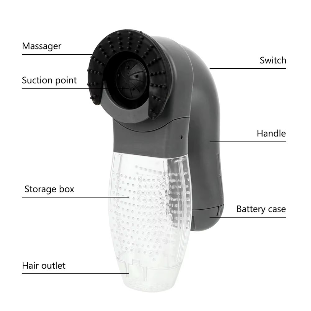 Pet Grooming Vacuum Cleaner Cordless Electric Animal Hair Suction Device Portable Pet Hair Removal Brush Pet Supplies