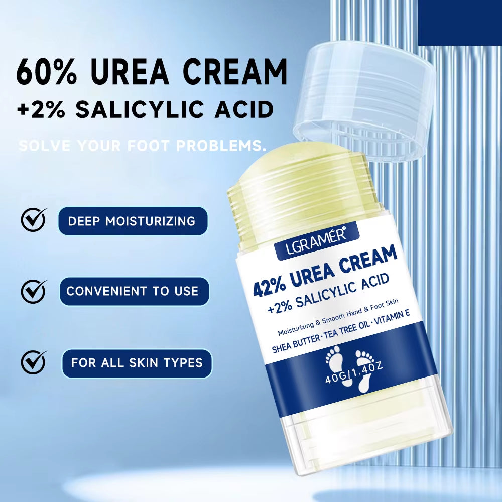 42% Urea Foot Cream + 2% Salicylic Acid Intensive Hydrating Foot and Hand Care Moisturizing Foot Cream and Hand Cream