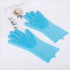 Pet Dog Bath Accessories Scrub Brush Teddy Silicone Bath Gloves Anti-Scratch and Anti-Bite Bath Products