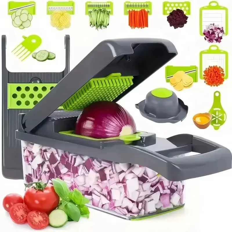 14 in 1 Multifunctional Vegetable Chopper Food Chopper Grate Food Handle Vegetable Slicer Dicer Cut Kitchen Items Cocina Main image