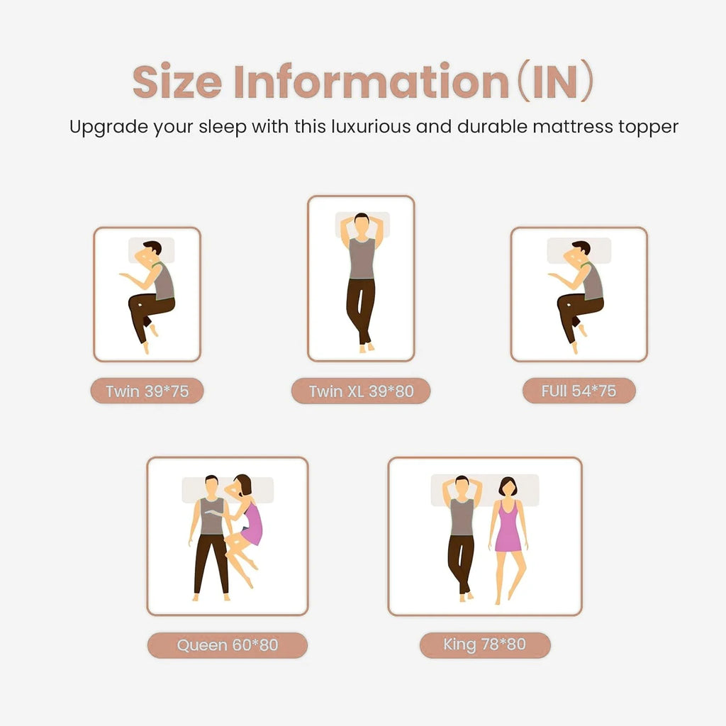 Ultra Queen Size Soft Mattress Topper, Viscose Derived from Bamboo with Pillow Top Design, Thick Cooling Pad for Back Pain Relief, Deep Pocket for Mattress, Naturally Cooling for Hot Sleepers, Green