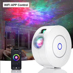 Tuya WiFi Smart Aurora Galaxy Star Projector Night Light Alexa Voice Control APP Control Star Projector LED Light Kids Baby Gift