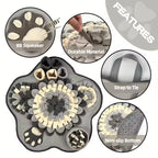 [Interactive Snuffle Mat] Durable Polyester KM-P Interactive Snuffle Mat for Dogs - Slow Feeder & Foraging Skill Toy