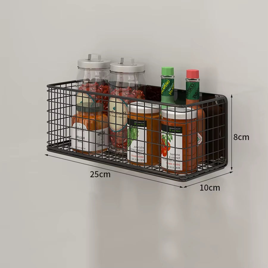1Pc Strong Magnetic Spice Rack-No-Drill,Space-Saving Kitchen Organizer for Refrigerator & Microwaves with Super Magnetic Suction