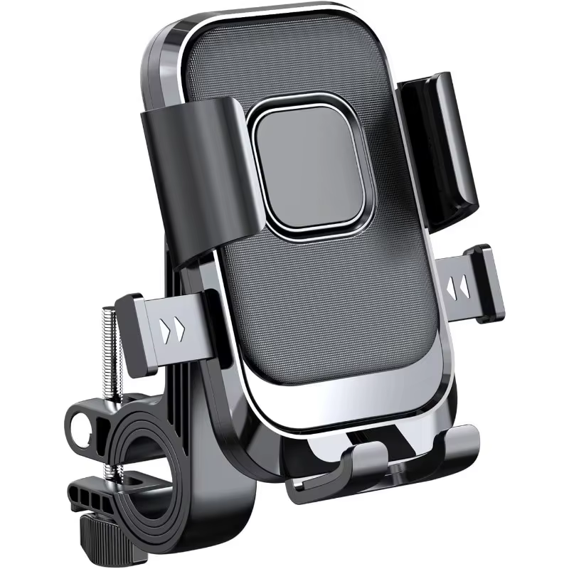 Bike Phone Holder Motorcycle Fast Locking Rotatable MTB Phone Mount Shockproof Phone Holder Main image