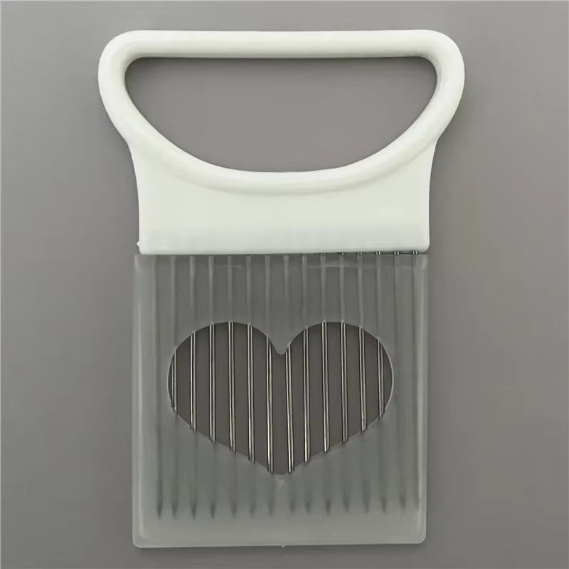 1PC Colorful Onion Slicer with Stainless Steel Holder – Easy Onion Chopper for Potatoes & Vegetables