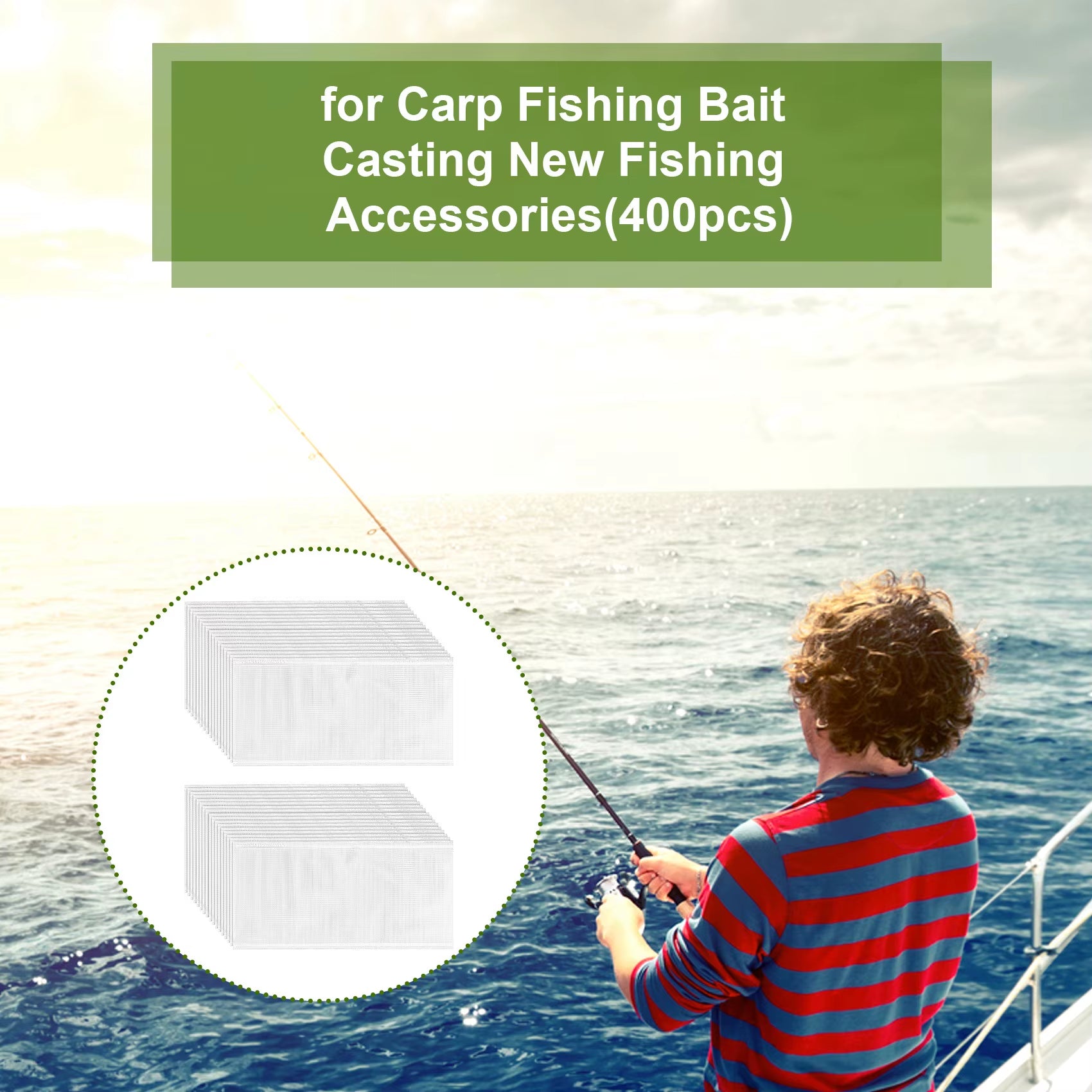 400Pcs/Lot 7X14Cm PVA Water Soluble Bags for Carp Fishing Bait Casting New Fishing Accessories