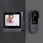 2.4G WiFi Wireless Visual Doorbell HD 4.3 Inch IPS Screen IR Night Vision Door Eye Camera Video Intercom Doorbell