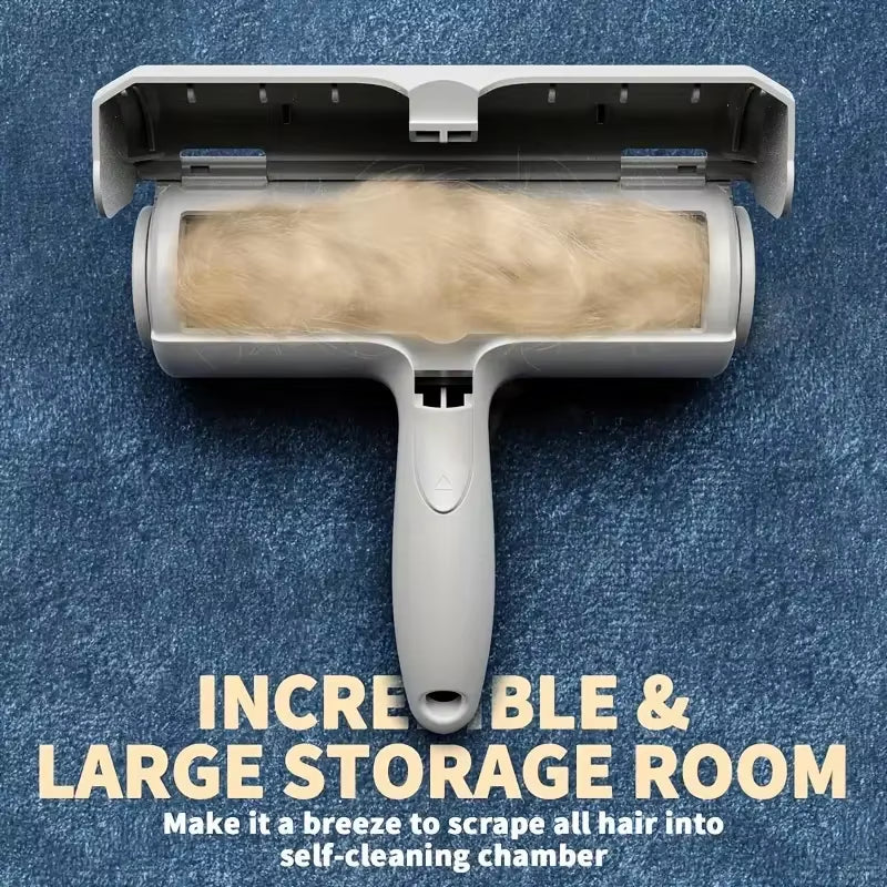 Pet Hair Removal Mitts & Rollers for Cats and Dogs Reusable Self-Cleaning Lint Roller Set for Furniture Couch Carpet ﻿