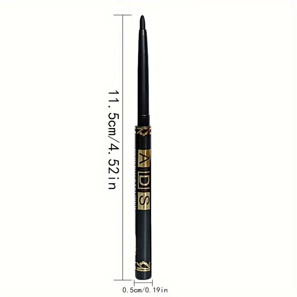 3PCS/9PCS Long-Lasting Waterproof Black Eyeliner Pencil -Smudge-Proof Sweat-Resistant for Bold Eye Makeup, Ldeal Gift