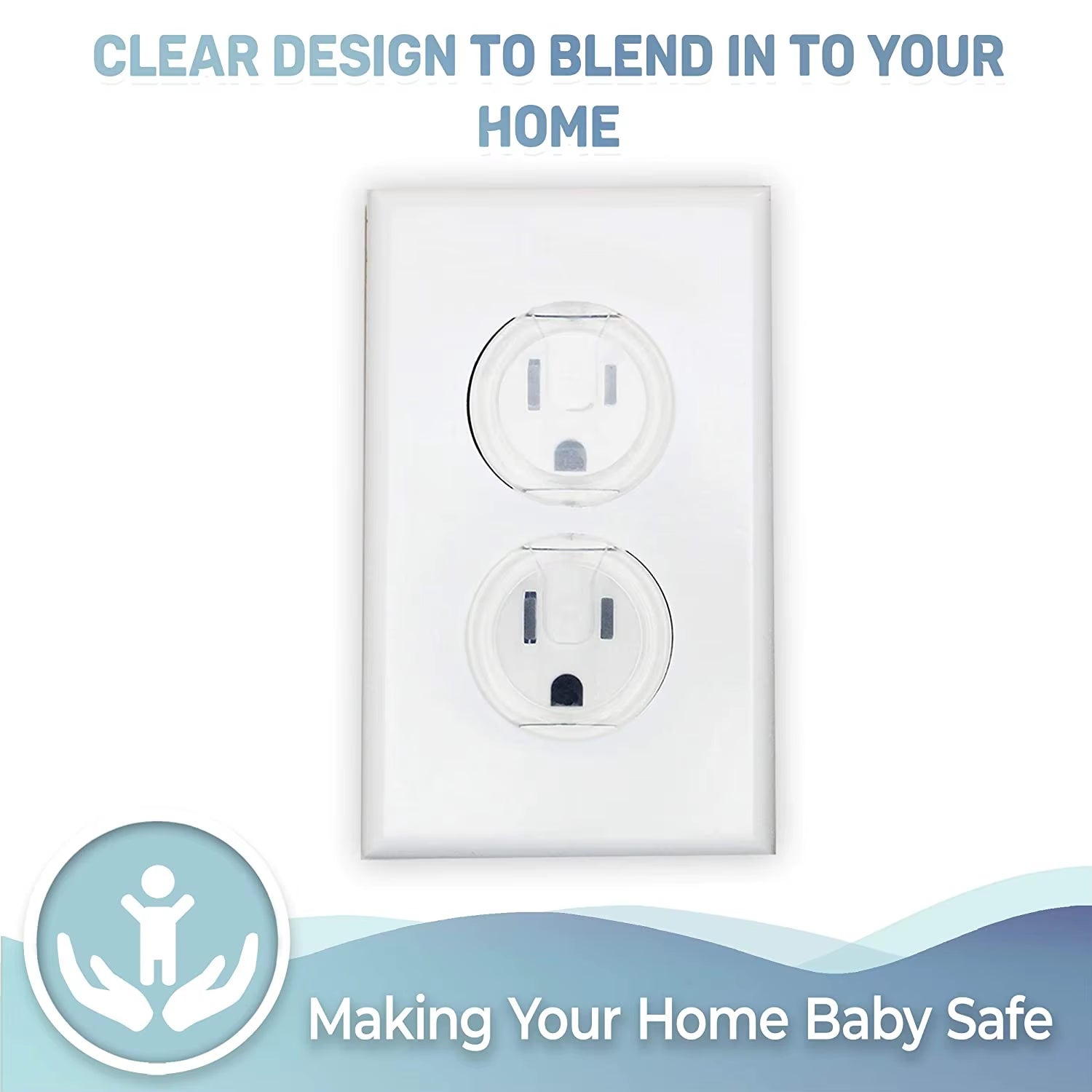10Pcs Outlet Covers, American Standard Baby Proofing Safety Child Secure Electric Plug Protectors