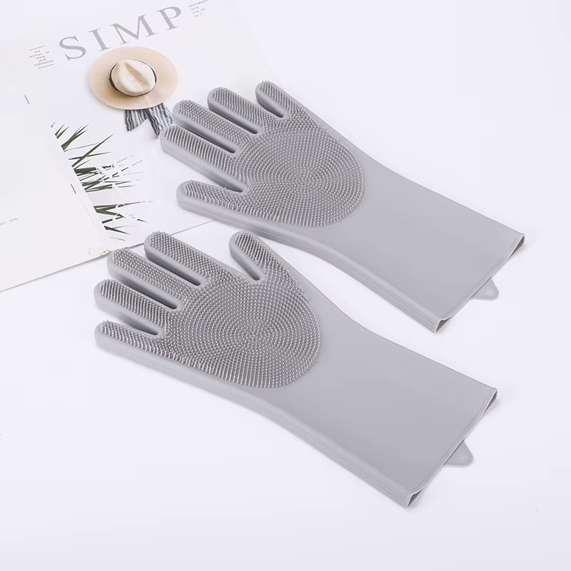 Pet Dog Bath Accessories Scrub Brush Teddy Silicone Bath Gloves Anti-Scratch and Anti-Bite Bath Products Main image