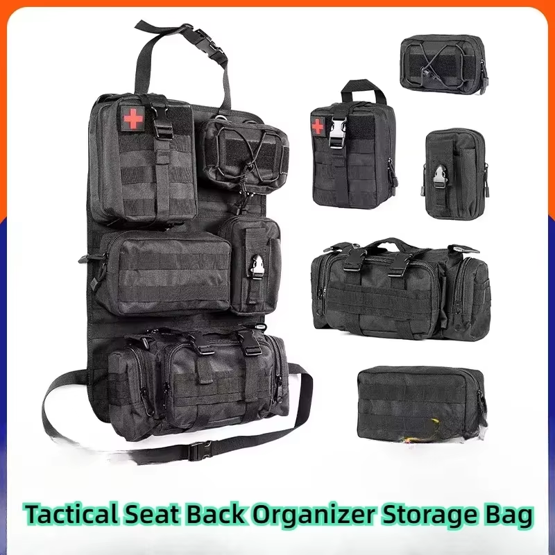 Tactical Seat Back Organizer Vehicle Secondary image