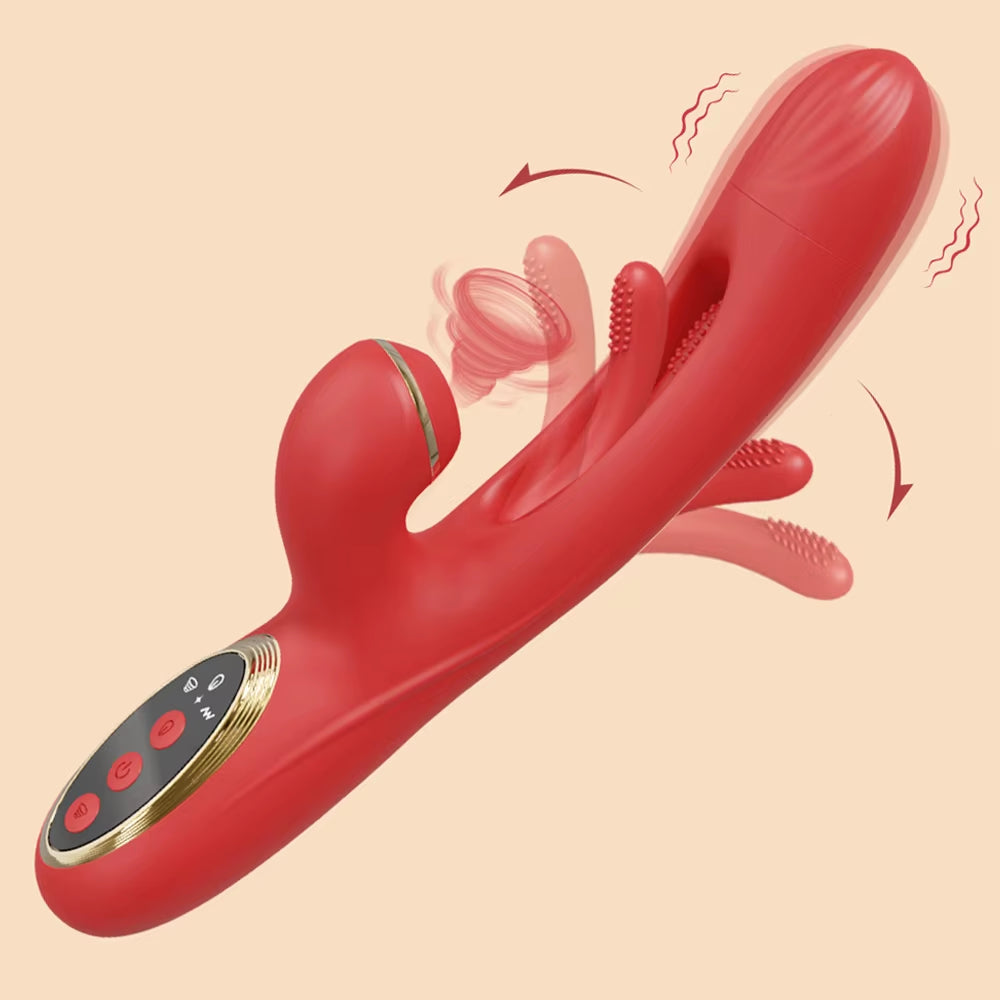Tapping Flapping Vibrator for Women Clitoris Clit Sucker Stimulator Powerful Sex Toy Woman Female Rabbit Sucking Vibrators