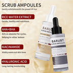White and Black Rice Ampoule Serums Exfoliating Hydrating Essence Brightening Remove Dead Skin Blackhead Soften Serum Skin Care