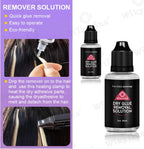 2025 Original V UV Light Hair Extension Kit Complete Set with Long-Lasting UV Glue and  Remover Machine - Salon Styling Tools