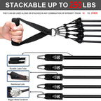 Resistance strap with handle: used for muscle training, strength building, body shaping, yoga, home fitness equipment - natural