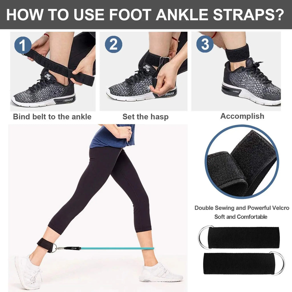 Resistance strap with handle: used for muscle training, strength building, body shaping, yoga, home fitness equipment - natural