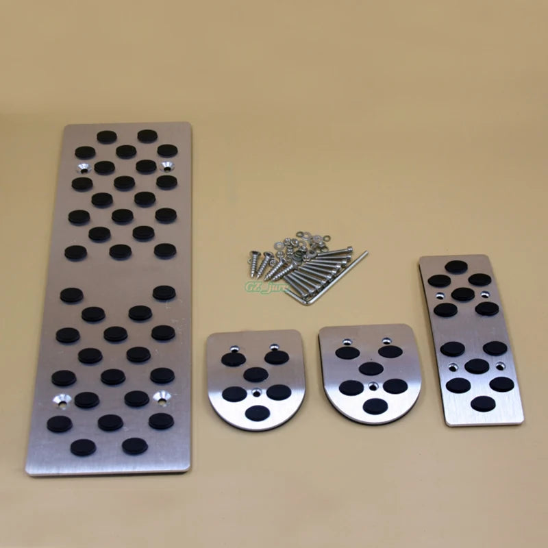 Auto gas accelerator pedal For Audi A4 B6/B7/B8 A6 C5/C6 A7 Q5 Manual Aluminum Rest Brake Gas Clutch Pad Accelerator Cover Imagen principal del producto