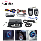 Auto car One start stop engine system with remote control Car PKE keyless entry start system open trunk for 12V SUV autostart